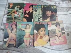 24 adet Toplu dergiler Hayat Ses TV 7 Roman Bravo