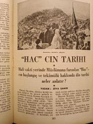 Resimli Tarih Mecmuası Sayı 9 - Eylül 1950 - Turgud'umu dünyalara değişmem Sultan Ro Dünya tz. Osmanlı padişahlarımın Cenup cephesinde sad'ı ziyaret eden hükümdarlar Haccin tarihi . Balkan Harbinde Yanya Müdafaasi rihinden garip fıkralar⚫ en zalimi: Dördüncü Murat * ilk şerefli kurşunu atan kahraman Sütçü Haci * Otuz kırk sene evvelki İstanbul'da bir Imam baskın hikâyesi malettin Paşa ile Beşinci Murad'ın kızı arasında bir aşk macerası *Tüyler ürpertici bir ceza: Recim Osmanlı tarihinden ibretli fıkralar. Eski Türkler nasıl yemin ederlerdi * Bunları biliyor musunuz Okuyucularımızın tarihi fikh-* * * * İkinci Hamid'in damadı Ke Camilerimiz * Normandi çıkarması. Bibliyografyamız * Budin Pa-raları Tarihte bu ay *  şasının kızı (Tefrika)