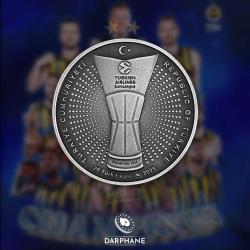 Fenerbahçe Beko 2025 Turkish Airlines Euroleague Şampiyonluk Hatıra Parası( KUTULU)