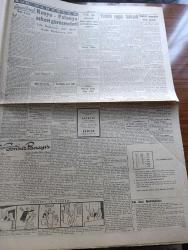 Cumhuriyet Gazetesi - 26 Mayıs 1946 - Bugünkü Parola Sandık Başınadır Yazan Abidin Daver Başmakale - Belediye Seçimi Bugün Yapılıyor - Seçim Bugün Saat 8 de Başlanacak - Oy Sandıklarının Bulunduğu Yerler Bayraklarla Donatıldı Fotoğrafı - Yurdda Seçim Faaliyeti - Halk Partisinden Aday Gösterilen Gazeteci Arkadaşlarımız Fotoğraf - Hasan Rasim Us - Said Kesler - Milli Şef İsmet İnönü Kars'ta - Ürdün Emiri Abdullah Tacını Giydi - Cemal Nadir Karikatür - Amerika'da Grev Bitti - Türkiye Futbol Şampiyonası Başladı - Ankara At Yarışlarının Neticeleri - Haftanın Şakaları Yazan Burhan Felek - Savarona Hareket Etti - Radar Aletinin Verici Ve Alıcısı Nasıl Çalışırlar Yazan Ordinaryüs Profesör Salih Murat Uzdilek - Sonsuz Panayır Yazan Halide Edip Adıvar Yazı Dizisi - Ceneve İstanbul Vapur Seferleri Başladı - Tek Tip Ekmek Eldeki Beyaz Unlar Sarfedildikten Sonra Yapılacak - Safiye Ayla Ve Sadi Işılay Tepebaşı Bahçesinde - Küçük Hikaye Maria Yazan Salahaddin Güngör - Moda Mano Pansiyonu Açıldı