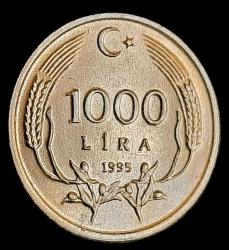 1995 1000 Lira Çil Bakır 3g