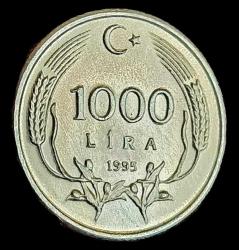 1995 1000 Lira Çil Bakır 3g