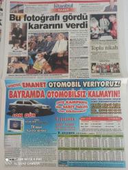 SABAH İSTANBUL GAZETESİ SABAH İSTANBUL DOĞUM GÜNÜ GAZETESİ-19 Şubat 2001-devlerin gecesi-anadolu yakası kurtuluyor-şişli-kadıköy-bağcılar-erdal abi-mimtaş diken-Ramazan yazgan-bahçeşehir-galata-büyük ittifak - Şenol Baştakar-olimpiyata ilk kıvılcım-tuzla-beykoz-bahçelievler-Eminönü panayırı-erdal çetin-sarıyer-beşiktaş-kadıköy-fatih-dolapdere mobilya ve aksesuar çarşısı-erdal bilallar-Aylin yetman-sarı sayfalar-mehtap saraç-günay restaurant-ayşe sarıoğlu-hasan yurdakan-arel  kalender-avcılar-gaziosmanpaşa-yılmaz candost-Bedevi çadırları-zuhal ergüzel-Metin taka-ethem arancıoğlu-Ahmet aydın-berkant ergün-mustafa aydoğan-Bülent ecevit-swarovski-sirkeci-şişli-pendik-cihat mat-yeni türkü-iç mimarlık-pera reklam-Boğaziçi sinemaları-Nejat uygur-sen hiç Ateş böceği gördün mü-vizontele-Elif urgu-ali kırca-atv-star-kanal d-Erdoğan sevgin-