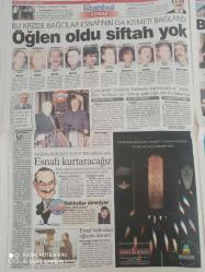 SABAH İSTANBUL GAZETESİ SABAH İSTANBUL DOĞUM GÜNÜ GAZETESİ-19 Şubat 2001-devlerin gecesi-anadolu yakası kurtuluyor-şişli-kadıköy-bağcılar-erdal abi-mimtaş diken-Ramazan yazgan-bahçeşehir-galata-büyük ittifak - Şenol Baştakar-olimpiyata ilk kıvılcım-tuzla-beykoz-bahçelievler-Eminönü panayırı-erdal çetin-sarıyer-beşiktaş-kadıköy-fatih-dolapdere mobilya ve aksesuar çarşısı-erdal bilallar-Aylin yetman-sarı sayfalar-mehtap saraç-günay restaurant-ayşe sarıoğlu-hasan yurdakan-arel  kalender-avcılar-gaziosmanpaşa-yılmaz candost-Bedevi çadırları-zuhal ergüzel-Metin taka-ethem arancıoğlu-Ahmet aydın-berkant ergün-mustafa aydoğan-Bülent ecevit-swarovski-sirkeci-şişli-pendik-cihat mat-yeni türkü-iç mimarlık-pera reklam-Boğaziçi sinemaları-Nejat uygur-sen hiç Ateş böceği gördün mü-vizontele-Elif urgu-ali kırca-atv-star-kanal d-Erdoğan sevgin-