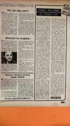 HAYAT DERGİSİ - 17 ŞUBAT 1977 KAPAK: GÖNÜL YAZAR - CEMAL BIYEDİÇ - KRALİÇE ALİYE - BAHATTİN TUKAN VEZİRAĞA KAYMIYOR HALİÇ DE KAYIYOR - SETBAŞI ÇAĞLAYANI VE MUDANYA MİNİ TRENLERİ - 60 YIL ÖNCEKİ BURSA - KANDİLLİ KIZ LİSESİ - YEŞİLKÖY HAVALİMANI IŞIKLANDIRILDI - TV İNSANLARI SUÇA MI YÖNLENDİRİYOR - KATİL BALİNALAR - KIRLIAN FOTOĞRAF METODU - ÇİN SERGİSİ - MAJORKALI ŞAİR - YAĞMUR KRALI (8) - BİSİKLETLE DÜNYA TURU (3) - FATMA ALİYE HANIM (8) - ÜNLÜ MİLYARDERLER (3) - HAYVANLARDA AŞK (8) - MUCİZE BEBEK - GÖKSU’DAN - BİR AYDA ÜÇ KAZADA ÜÇ ÖNEMLİ KİŞİ ÖLDÜ - YENİ İCATLAR HAYAT - BURSA - İSTANBUL - İZMİR - HALİÇ - SETBAŞI - MUDANYA - KANDİLLİ KIZ LİSESİ - YEŞİLKÖY - CAĞALOĞLU - TV - ULUDAĞ - ÜRDÜN - TİFDRUK MATBAACILIK - MART-NİSAN TAKVİMİ - MAJORKA - EBU DAVUT - CHARLES AZNAVOUR - TAHA TOROS - ŞEVKET RADO HER İŞİN BAŞI PARA - AZNAVOUR'UN ARABALARI - DÜNYAYA TÜRKLERİN TANITTIĞI İÇECEK: KAHVE - İSTANBUL SOKAKLARININ HALİ YÜREKLER ACISI - VEZİRAĞA MAHALLESİ'NDE KAYMA TEHLİKESİ NEWSWEE - 62 SAYFA