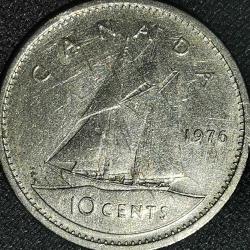 KANADA 1976  10 CENT