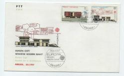 1987 Europa CEPT Mimaride Modern sanat FDC