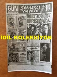 BEYAZ PERDENİN PRENSİ, YEŞİLÇAM'IN YILDIZ OYUNCUSU SALİH GÜNEY'İN ORİJİNAL 3'LÜ FOTOĞRAF SETİ - 18 x 12 cm ve 12 x 10 cm EBADINDA - BIÇAKLANMA OLAYININ 1 YIL SONRASINDA SALİH GÜNEY ve KUZEY VARGIN'IN BARIŞTIĞI ANLARA AİT 2 FARKLI FOTOĞRAF ve 1 GAZETE SAYFASININ ÇEKİLMİŞ FOTOĞRAFI, 1974