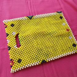 Boncuk Örme Antika  Çanta