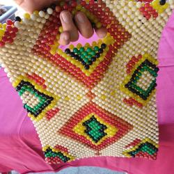 Boncuk Örme Antika  Çanta