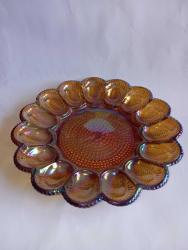Vintage yumurtalık kalın cam