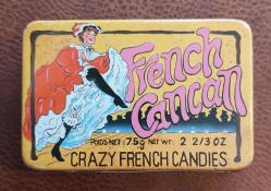 French Cancan Teneke Şeker Kutusu. 