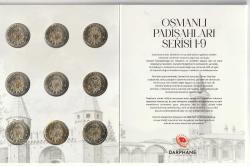 Darphane Osmanlı Padişahları Bi Metal Para Serisi Osmanlı Padişahları 1-9 Portföy İçerisinde