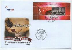 2011 Moskova Antlaşmasının 90. yıldönümü FDC