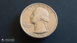 USA; ¼ DOLAR  1974