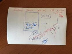 SELAMİ ŞAHİN'İN ORİJİNAL AJANS BASIMI FOTOĞRAFI - 18 x 12 cm EBADINDA - SELAMİ ŞAHİN EŞİ DİDEM ŞAHİN İLE BİRLİKTE BİR MEKANDAYKEN ÇEKİLMİŞ BİR KARE, 16 AĞUSTOS 1985