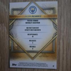Topps Gold Drip Julian Alvarez
