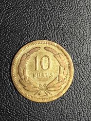 1949 YILINA AİT SARI 10 KURUŞ  ÇÇT/ÇA TCM 5625