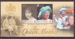 2002 İngiltere / Seyşeller '' Kraliçe Elizabeth Kraliçe Anne Anma Töreni, 1900-2002 ''  Blok Pul     ---Ş77