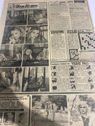 SAKLAMBAÇ TV GAZETESİ DOĞUM GÜNÜ GAZETESİ  - 9 MAYIS 1982 - Türkan Şoray Türkiye’nin en büyük yıldızıdır-Kadir İnanır-elini öpüp gönlünü almak annenize vereceğiniz en büyük hediyedir-sağlıklı insan hiç hasta olmayan değil hastalığı atlatabililendir-Coşkun demir-Azra balkan-Glenda Jackson-günsan-Güler tacer-Bora güner-latif Yıldız-uzun bir gece-Mourizioa- Uzun bir gece Fotoromanı-güzin abla-insülin foto romanı-Aytekin Akkaya-Nilgün altınel-filiz Özhan
