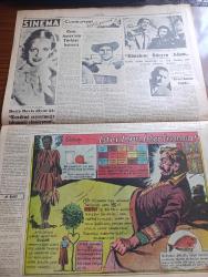 Cumhuriyet Pazar Gazetesi - 24 Şubat 1952 - Kaybettiğimiz Kıymetler Ölüm Yıldönümünde Muhlis Sabahattin Yazan Mekki Said Esen - Renkli Karikatür - Vücudumuz Ayda Bir Değişiyor - Haftanın Şakaları Yazan Burhan Felek - Boş Vaktinizi Geçirmek İçin Eğlence Köşesi - Sherlock Holmes'in Meselelerinden - Hikaye Parlak Fikir Yazan Stanley Rook - Şiirle Anadolu Yazan Cenap Ozankan - Çapamarka Salep - Kağıt Olan Ormanlar - Oyunla Sanatın Birleştiği En Yakın Nokta Bale - Zabıta Tarihinde Casusluk Vakaları Yazan Feyyaz Toker - Tütün Tiryakilerine Beş Mühim Tavsiye - Bette Davis Diyor Kendimi Seyretmeye Tahammül Edemiyorum Fotoğrafı - Gene Autry Arkadaşımız Haluk Durukala Hediye Ettiği Resmi - Mesiha Yelda İle Muzaffer Tema Günahını Ödeyen Adam Filminde Fotoğraf - İster İnan İster İnanma Çizen Ripley - Cahide Sonku