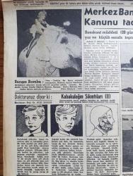Hürriyet Gazetesi - 6  Nisan 1955 - Güreş Milli Takımının Seçmeleri - Filipin Zelzelesinin Korkunç Tahribatı Fotoğraf - Sarışın Bomba Marilyn Monroe Fil Üstünde Fotoğraf - Yemen İşi Arap Saçına Döndü - Habere Göre İmam Ahmed Asileri Mağlup Ederek Tekrar Tahta Döndü - Futbol Federasyonu Reisi Hasan Polat Takımımız Fransa B Takımı Karşısında Muvaffak Oldu Dedi - Beşiktaş Takımında Uzun Süredir Oynayan Şevket Ve Dr. Hikmet Antrenmanda Fotoğraf - Fenerbahçeliler Toplu Halde İdman Bırakıyor - Merkez Bankası Kanunu Tadilatı - Avusturya Milli Maç Yapacak Teklife Etti - Asrın En Büyük Aşkı Prenses Margaret İle Towsend'in Gönül Macerası Fotoğrafı - Seri İlanlar - Suriye'de Kızıl Teşkilatın İçyüzü - Suriye meclisinin Komünist Mebusu Halit Bektaş ve Avaneleri - Suriye'de Müslüman Kardeşlerin Lideri Mustafa Elsibai Fotoğrafı