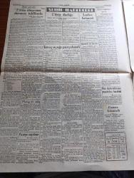Bayram Gazetesi - 28 Ekim 1947 - Bolşeviklerin Anladığı Ve Sevdiği Dil Yazan Abidin Daver Başmakale - Dün Yeşilköyden Kalkan İsveç Uçağı Parçalandı - Ölenler Arasında 16 Türk Var - Cumhuriyet Bayramı Bugün Başbakan Hasan Saka'nın Nutkuyla Açılıyor - İstanbullular Kurban Bayramını Nasıl Geçirdi - Müslüman Aleminin Türkiye'ye Duyduğu Hayranlık - General De Gaulle Fransız Parlamentosunun Derhal Dağıtılmasını İstedi - Prenses Elizabeth Balayını Ramsey Civarında Geçirecek - İstanbul'un 500. Yıldönümü Yazan M. Ragıp Esatlı - Lüküs Hayat Ses Tiyatrosunda - Hikaye Mahmut Efendi Yazan Bedirhan Çınar - Kızılay Gençlik Kurumu Nasıl Çalışıyor Yazan Fikret Alasya - Kıbrıs'ta Bir Gün Yazan Faruk Fenik - Deli Hüseyin Paşa'nın Kulakları Çınlasın - Konya İntibaları Yazan Ahmet İhsan - Dünya Olayları Makine Devri - Radyo Programı - Airmec Radyo - Türkiye İş Bankası