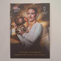 Topps Now Aitana Bonmati 2024 Ballon D'or Feminin Winner