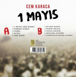 1 MAYIS  CEM KARACA PLAK  LP  SIFIR JELATİNLİ AMBALAJINDADIR YENİ BASKIDIR