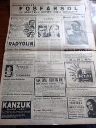 Cumhuriyet Gazetesi - 16 Haziran 1939 - Türk Mısır Paktı yazan Yunus Nadi Başmakale - icra kanunu değişiyor - Adliye Vekili Fethi Okyar gazetemize mühim beyanatta bulundu - Almanlar Slovakya'da büyük tahşidat yaptılar - Sırp Hırvat müzakereleri - Japonlar Tientsein'de İngiliz evlerinde taharriyat yaptılar  - Mahfiruz Sultan Yazan Kadircan Kaflı Yazı Dizisi - Atatürk köprüsünün dubaları yerine kondu fotoğraf - uzakşark hadiseleri yazan Muharrem Fevzi Togay - Türkkuşu filosu Bursa'dan İzmir'e hareket etti - telefon mucidi Graham bell'in hayatı sinemaya alındı fotoğraf - Bu akşamki radyo programı - 23 Temmuz 1939 Türk günü bütün Amerika bugünü kutlamaya hazırlanıyor - Londra'dan mektup yazan Abidin Daver - Turgutlu mekteplerinde Kızılay teşkilatı fotoğraf - istişare heyeti Dolmabahçe Stadyumu planını tetkik ediyor fotoğraf - Galatasaray Beşiktaş'la yeniden karşılaşacak - uçurumda bir genç kız yazan Server Bedi yazı dizisi - boksör küçük Kemal Dün vefat etti - Eminönü'ndeki yeni saat Foto