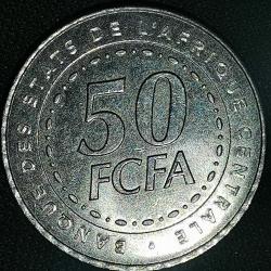 ORTA AFRİKA  2021  50  FRANK