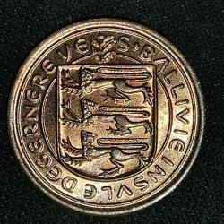 GUERNSEY 1971   1/2  PENNY