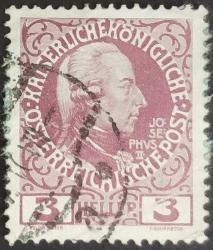 +++ AVUSTURYA İMPARATOR JOSEPH II      1908    3H    - DAMGALI - Errizevi