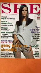 SHE DERGİSİ - OCAK 1995 - GENÇ KIZLARA ÖZEL DERGİ – MURAT PARASAYAR – AYIN GENÇ KIZI YARIŞMASI – KAĞIT BEBEKLER – MODADA ASKER GİYSİLERİ – GENÇ KIZLAR VE CİNSELLİK – BOZULAN ARKADAŞLIK – ERKEKLER NEDEN LAF ATAR – HERKESE BEDAVA ÖZEL EK – ASTROLOJİ BURÇ YORUMLARI – ASLAN – BAŞAK – TERAZİ – AKREP – YAY – OĞLAK – ADRES REHBERİ – MODA MAĞAZALARI – CAFE VE BARLAR – APRIDO – ARK BOUTIQUE – ARTEMIS – ATELYE DERİN – AQUAVERDE – BEYMEN ACADEMIA – BIG STAR – BRAV – BÜKE – COLLEZIONE BWB – D.P.STORE – DERİN – DERİSHOW – DISCRETE – DOCKSTEPS – DÜNYA GENÇLİK MERKEZİ – ELLE – ETAP MOBİLYA – EUROMODA – FİYONK EL SANATLARI – GALERİ İKİ – GUSTO SISSIMO – GORBON – HOTİÇ – 2002 JEAN – İNFİNİTY – JAI COLLECTION – KANAPE – LOFT – MUDO CITY – NEO DEKORASYON – PABETLAND – SHE – SHOE ME – STONES – THINK PINK – TIFFANY TOMATO – VAKKORAMA – WOODS – YARGICI – ALWAYS – CAFE COCO – CAFE DINO – CAFE ZANZIBAR – SHE BAR – SUSAM – TOUCHDOWN  -  98 SAYFA