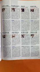 SHE DERGİSİ - OCAK 1995 - GENÇ KIZLARA ÖZEL DERGİ – MURAT PARASAYAR – AYIN GENÇ KIZI YARIŞMASI – KAĞIT BEBEKLER – MODADA ASKER GİYSİLERİ – GENÇ KIZLAR VE CİNSELLİK – BOZULAN ARKADAŞLIK – ERKEKLER NEDEN LAF ATAR – HERKESE BEDAVA ÖZEL EK – ASTROLOJİ BURÇ YORUMLARI – ASLAN – BAŞAK – TERAZİ – AKREP – YAY – OĞLAK – ADRES REHBERİ – MODA MAĞAZALARI – CAFE VE BARLAR – APRIDO – ARK BOUTIQUE – ARTEMIS – ATELYE DERİN – AQUAVERDE – BEYMEN ACADEMIA – BIG STAR – BRAV – BÜKE – COLLEZIONE BWB – D.P.STORE – DERİN – DERİSHOW – DISCRETE – DOCKSTEPS – DÜNYA GENÇLİK MERKEZİ – ELLE – ETAP MOBİLYA – EUROMODA – FİYONK EL SANATLARI – GALERİ İKİ – GUSTO SISSIMO – GORBON – HOTİÇ – 2002 JEAN – İNFİNİTY – JAI COLLECTION – KANAPE – LOFT – MUDO CITY – NEO DEKORASYON – PABETLAND – SHE – SHOE ME – STONES – THINK PINK – TIFFANY TOMATO – VAKKORAMA – WOODS – YARGICI – ALWAYS – CAFE COCO – CAFE DINO – CAFE ZANZIBAR – SHE BAR – SUSAM – TOUCHDOWN  -  98 SAYFA