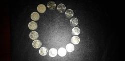 2009-2023  YILLARI ARASI DEĞİŞİK KONDİSYONLARDA 15 ADET 10 KURUŞ FULL SET TCM 0847