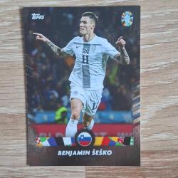 Benjamin Sesko Topps Chrome Euro 2024 Base