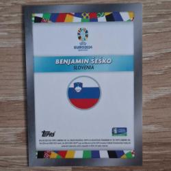 Benjamin Sesko Topps Chrome Euro 2024 Base