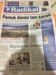 Efemera - RADİKAL GAZETESİ - 13 ARALIK 2005 (Pamuk Davası Tam Karıştı) - kitantik - kitaLog