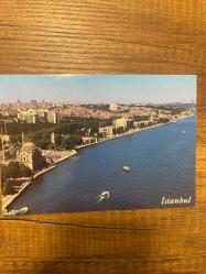 Dolmabahçe cami ve Dolmabahçe Sarayı İstanbul Kartpostal 17x12 ebatında