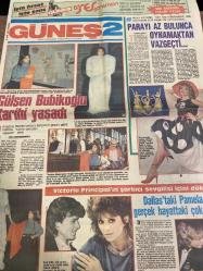 GÜNEŞ 2 GAZETESİ DOĞUM GÜNÜ GAZETESİ - 19 EKİM 1983 - Gülşenin Bubikoğlu tarihi yaşadı-Rıza Pakyüz-Viktoria Pirincipal-Andy Gibb-Hülya Koçyiğit-Filiz Kantarcıoğlu-Tayfun Omay-Yurttaş Kane-Sağlıklı saçlar için altın öğütler-Orson Welles-Selçuk Erez-Walt Dısney Boncuk-Tom ve Jerry-Miki Fare-Gürol Sözen-Rönesansa yolculuk-Michaelangelo-floransa-Müjdat gezen-Perran Kutman-Türkan Şoray-Cihan Ünal-Cihan Demirci-Müjdat gezen-Kandemir Konduk-Perran Kutman