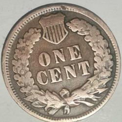 AMERİKA 1902   1 CENT İNDİA CENT