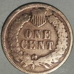 AMERİKA 1902   1 CENT İNDİA CENT