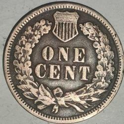 AMERİKA 1902   1 CENT İNDİA CENT