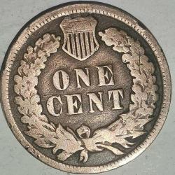 AMERİKA 1902   1 CENT İNDİA CENT