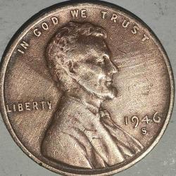 LOT.364 » AMERİKA 1946 S   1 CENT  BUĞDAY CENT