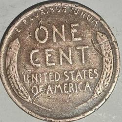 AMERİKA 1952      1 CENT  BUĞDAY CENT