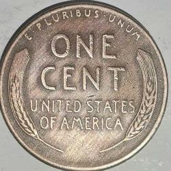 AMERİKA 1952 S      1 CENT  BUĞDAY CENT