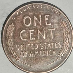 AMERİKA 1958     1 CENT  BUĞDAY CENT