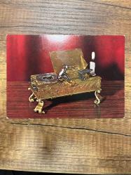 Efemera - Tınder pıstol alarm clock Kartpostal 15x10.5 ebatında - kitantik - kitaLog